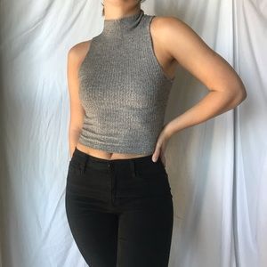 Knit Turtleneck Tank